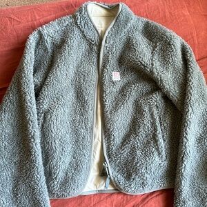 TOPO designs reversible Sherpa jacket